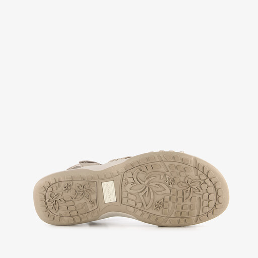 Reggae Slim Coffee dames sandalen beige