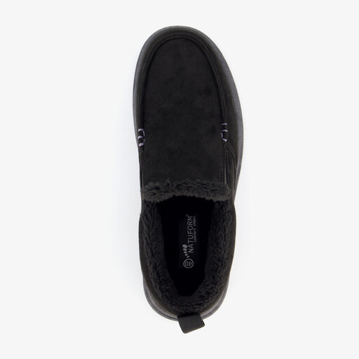 Gevoerde heren pantoffels zwart