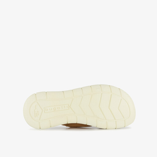 Leren heren slippers cognac