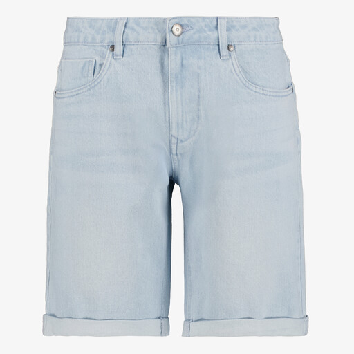 Heren denim short lichtblauw