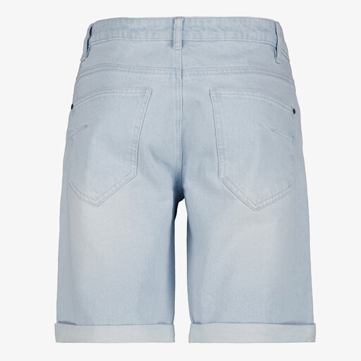 Heren denim short lichtblauw