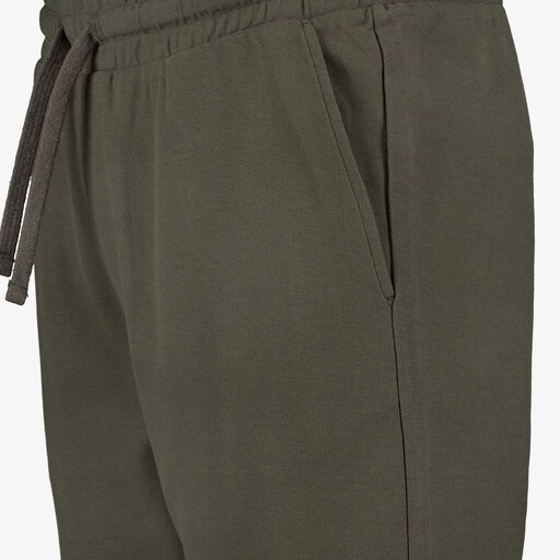 Heren sweatshort donkergroen