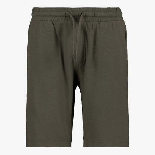 Heren sweatshort donkergroen