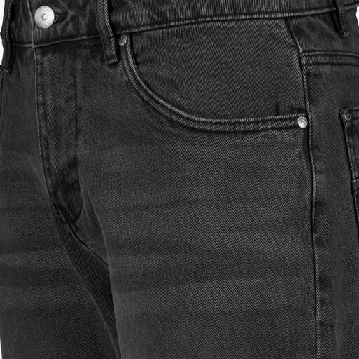 Heren denim short zwart
