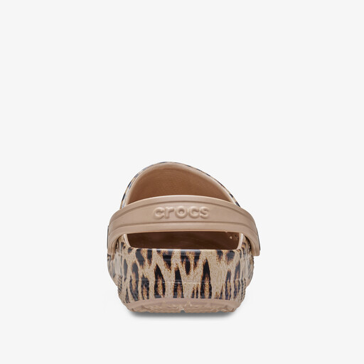 Baya Clog Leopard kinder klompen bruin