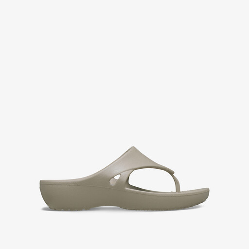 Kadee Wedge Flip dames slippers beige