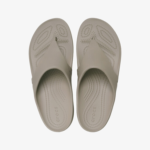 Kadee Wedge Flip dames slippers beige