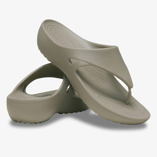 Kadee Wedge Flip dames slippers beige