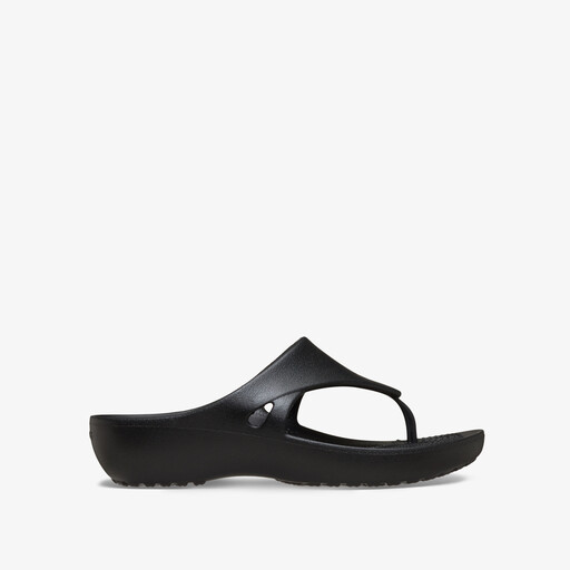 Kadee Wedge Flip dames teenslippers zwart