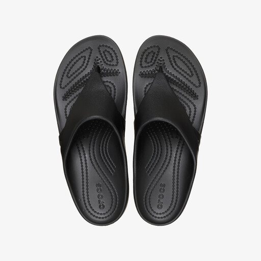 Kadee Wedge Flip dames teenslippers zwart