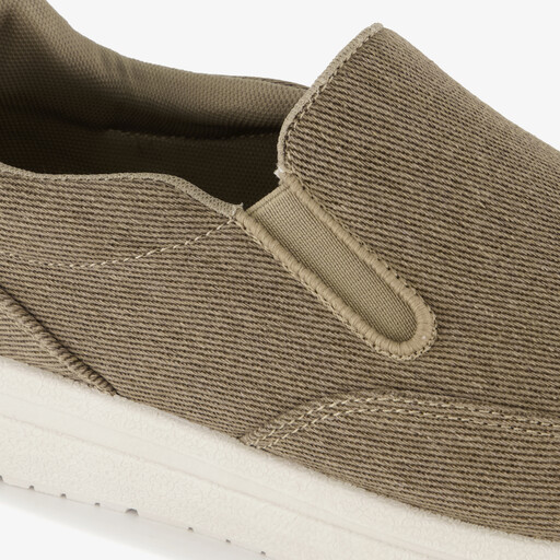 Heren instappers beige