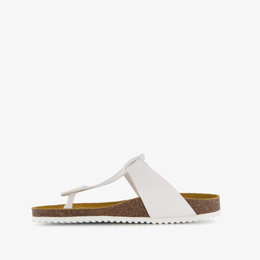 Dames bio teenslippers zilver