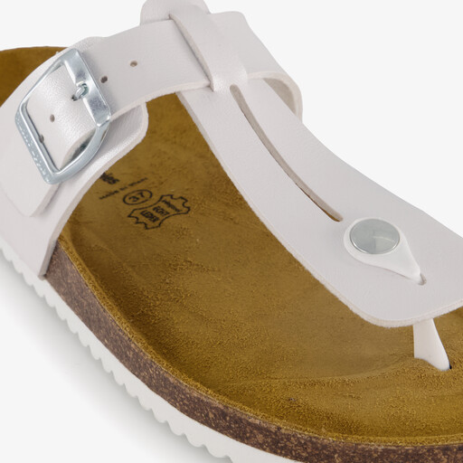 Dames bio teenslippers zilver