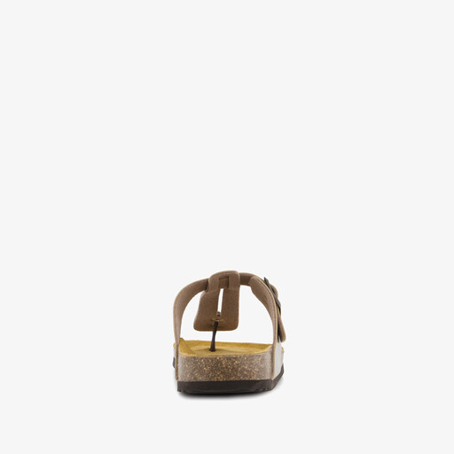 Dames bio teenslippers goud