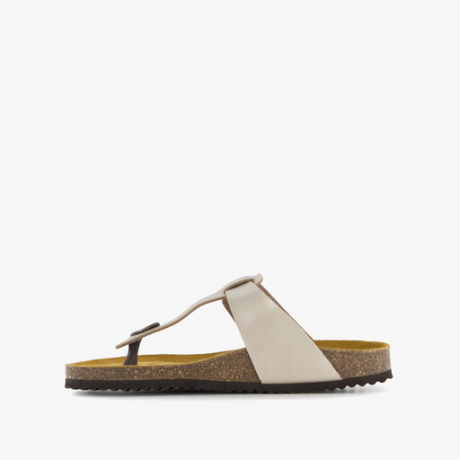 Dames bio teenslippers goud