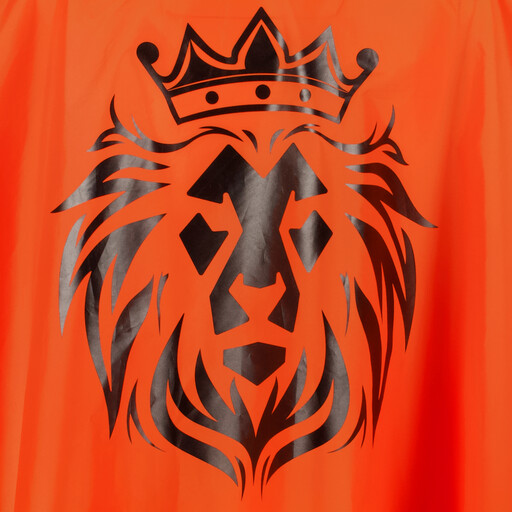 Unisex regenponcho oranje