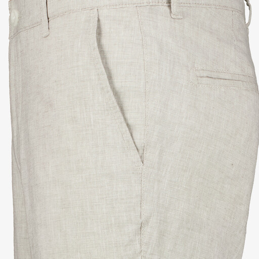 Linnen heren short lichtgroen