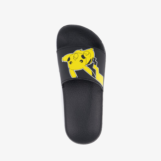 Pokémon kinder badslippers zwart geel