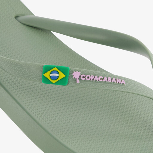 Brasil FEM dames teenslippers groen