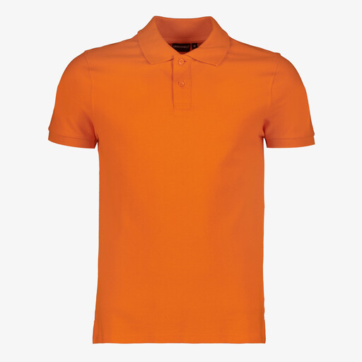Heren polo oranje