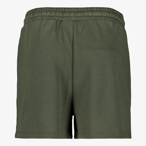 Dames sweatshort donkergroen