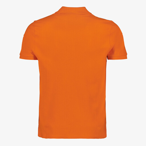 Heren polo oranje