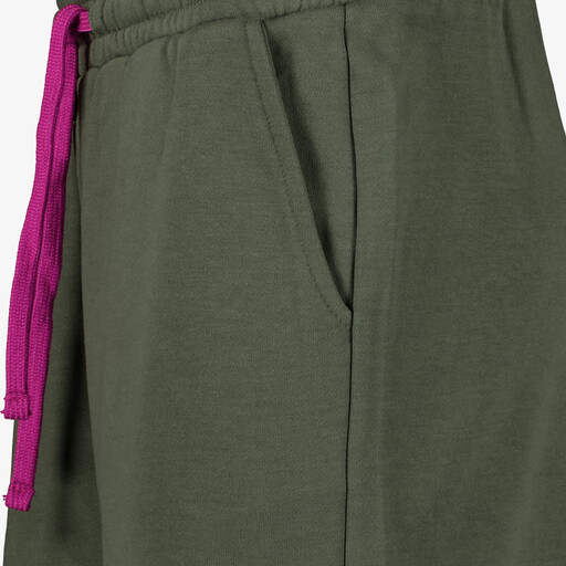 Dames sweatshort donkergroen