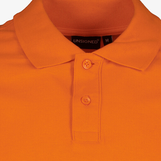 Heren polo oranje