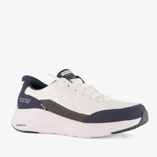 Cozy Fit heren sneakers wit blauw