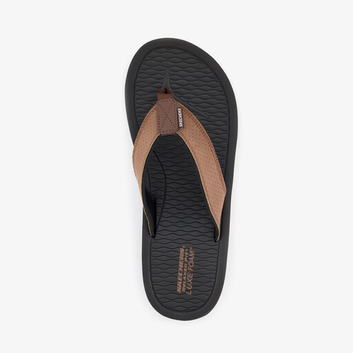 Tantric heren teenslippers bruin