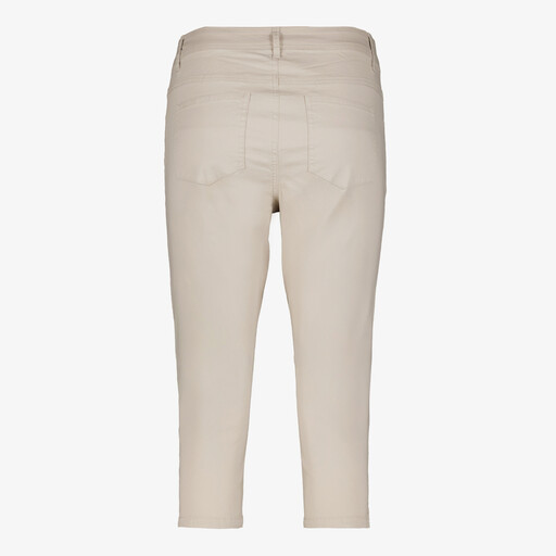 Dames capri broek beige
