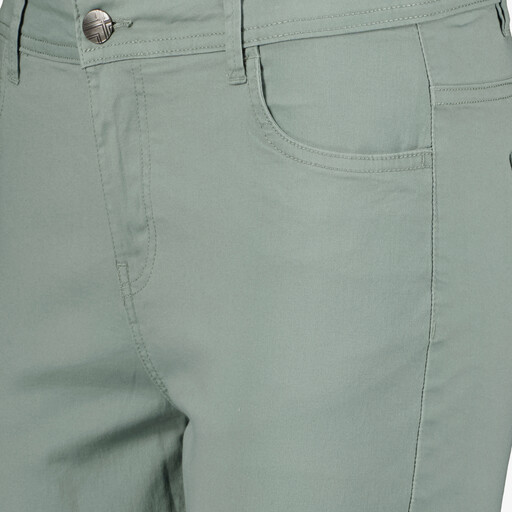 Dames capri broek groen