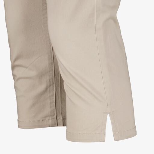 Dames capri broek beige