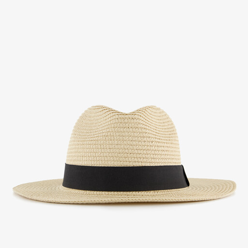 Dames strandhoed beige