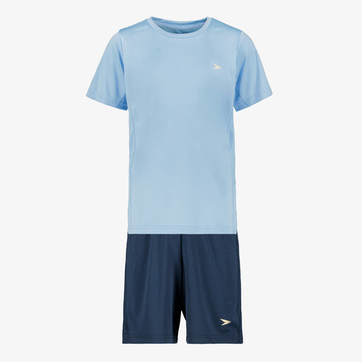 Tweedelig kinder sport set blauw