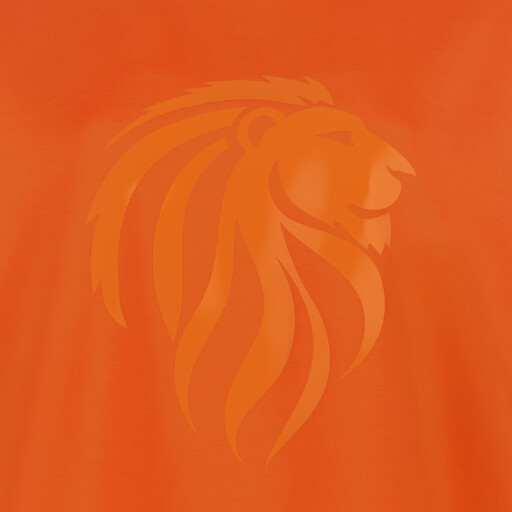 Cropped dames sport sweater oranje