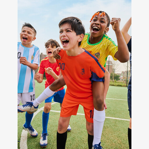 Tweedelig kinder sport set oranje