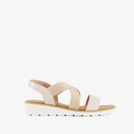 Dames sandalen beige