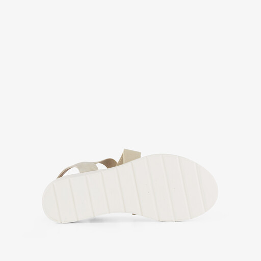 Dames sandalen beige