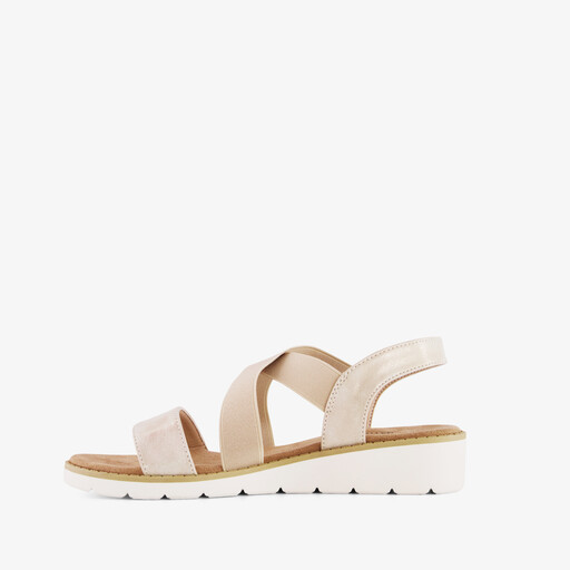 Dames sandalen beige