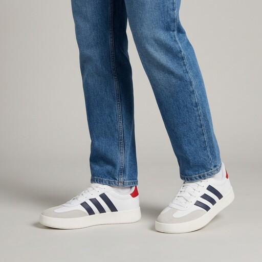 Barreda heren sneakers wit rood