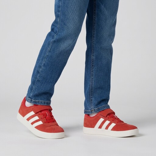 VL Court 3.0 kinder sneakers rood wit