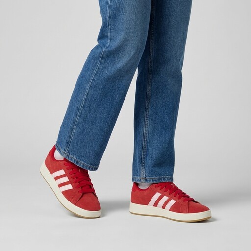 Grand Court Base 00s dames sneakers rood