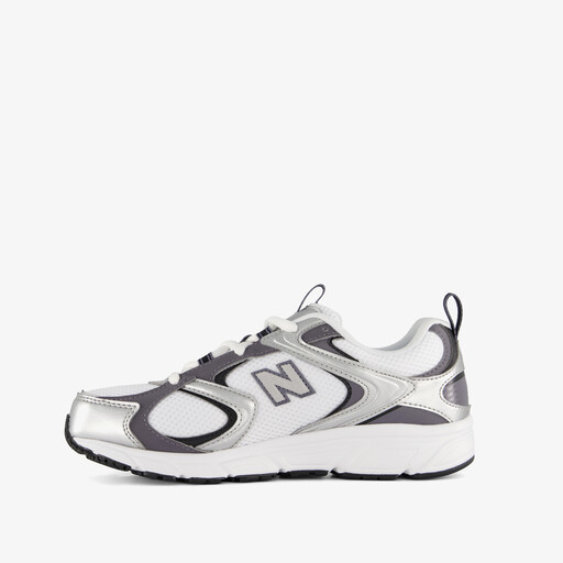 408 dames sneakers wit zilver