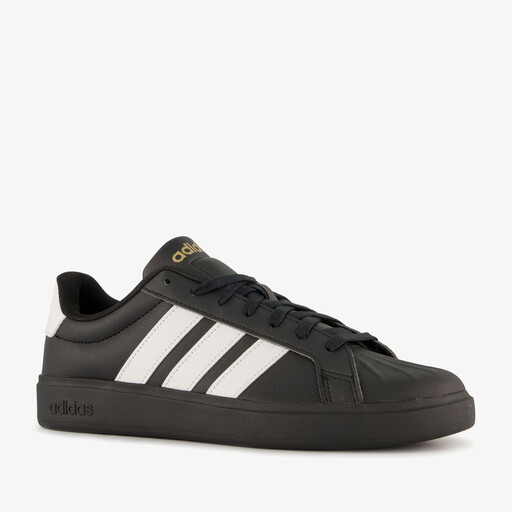 Streettalk heren sneakers zwart wit