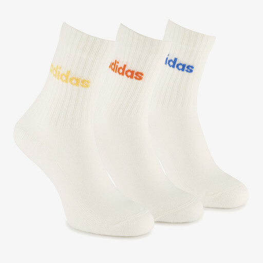 3-pack sokken met gekleurd logo