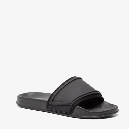 Heren badslippers zwart