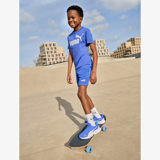 ESS 2 Color No. 1 Logo kinder short blauw