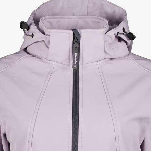 Softshell dames jas lila