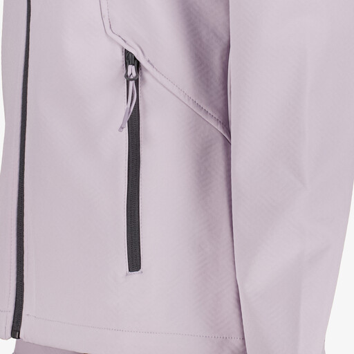 Softshell dames jas lila